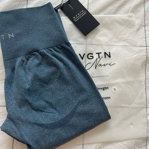 Slate Blue Contour Seamless Leggings Small NVGTN